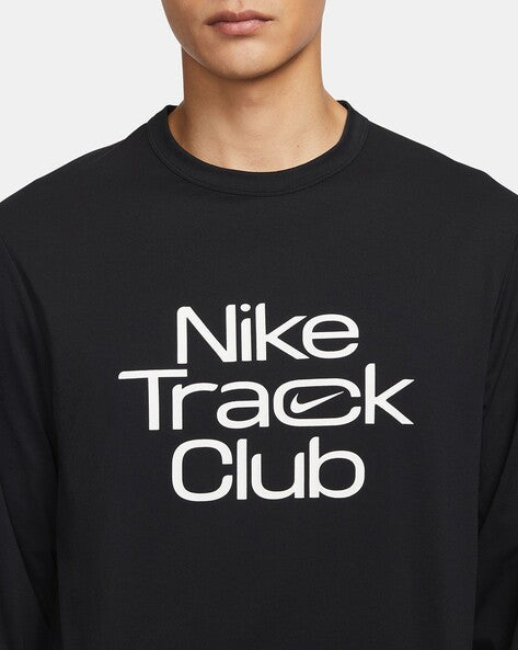 NIKE TRACK CLUB CREW NECK TSHIRT - (FB6828-010)