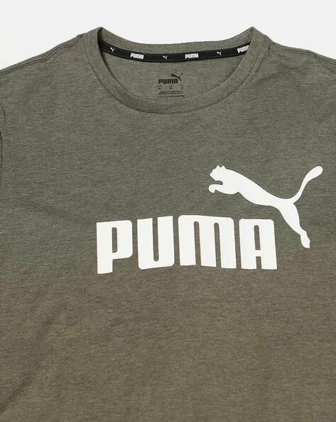 PUMA LOGO PRINT CREW NECK TSHIRT - (67778571)