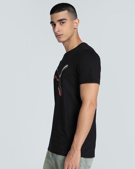 PUMA CREW PRINTED TSHIRT - (68709999)