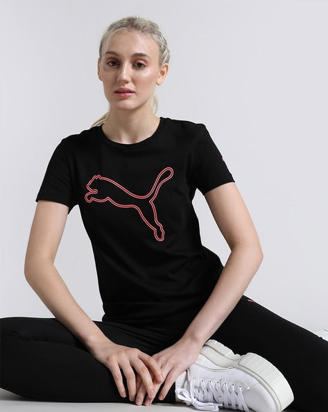 PUMA CREW NECK PRINTED TSHIRT - (68710701)