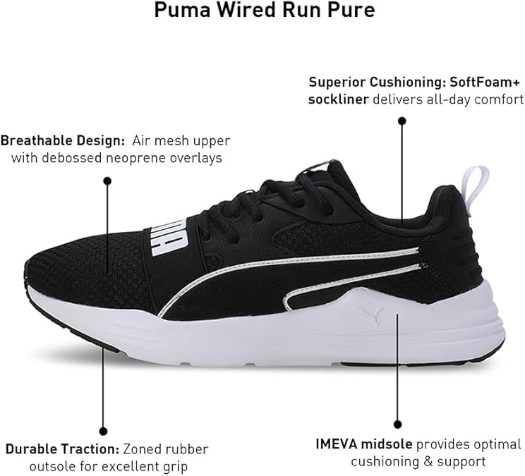 PUMA WIRED RUN SHOES - (38927515)