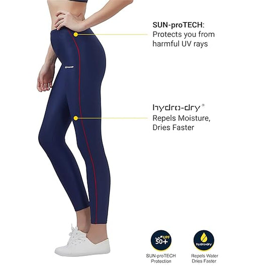 CHAMP FULL LENGTH PIPING TIGHTS -5028 BLACK