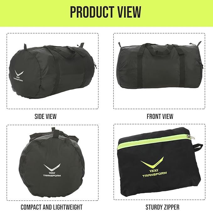 VICKY TRANSFORM GYM BAG POUCH - (20 LTR)