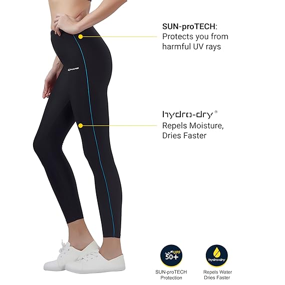 CHAMP FULL LENGTH PIPING TIGHTS -5028 BLACK