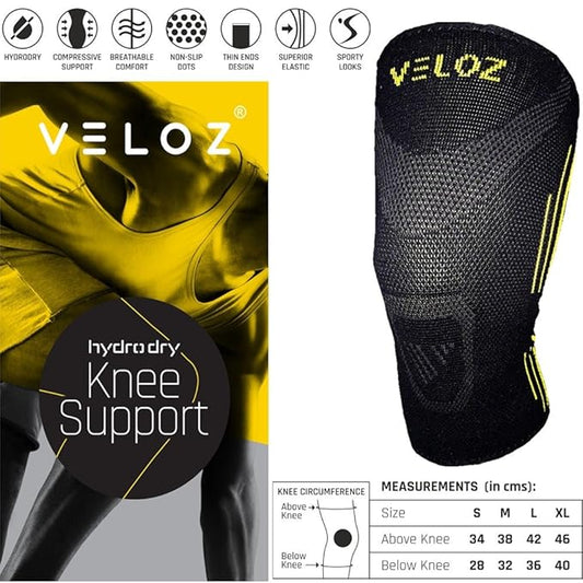 VELOZ KNEE SUPPORT (5001 BLACK) UNISEX