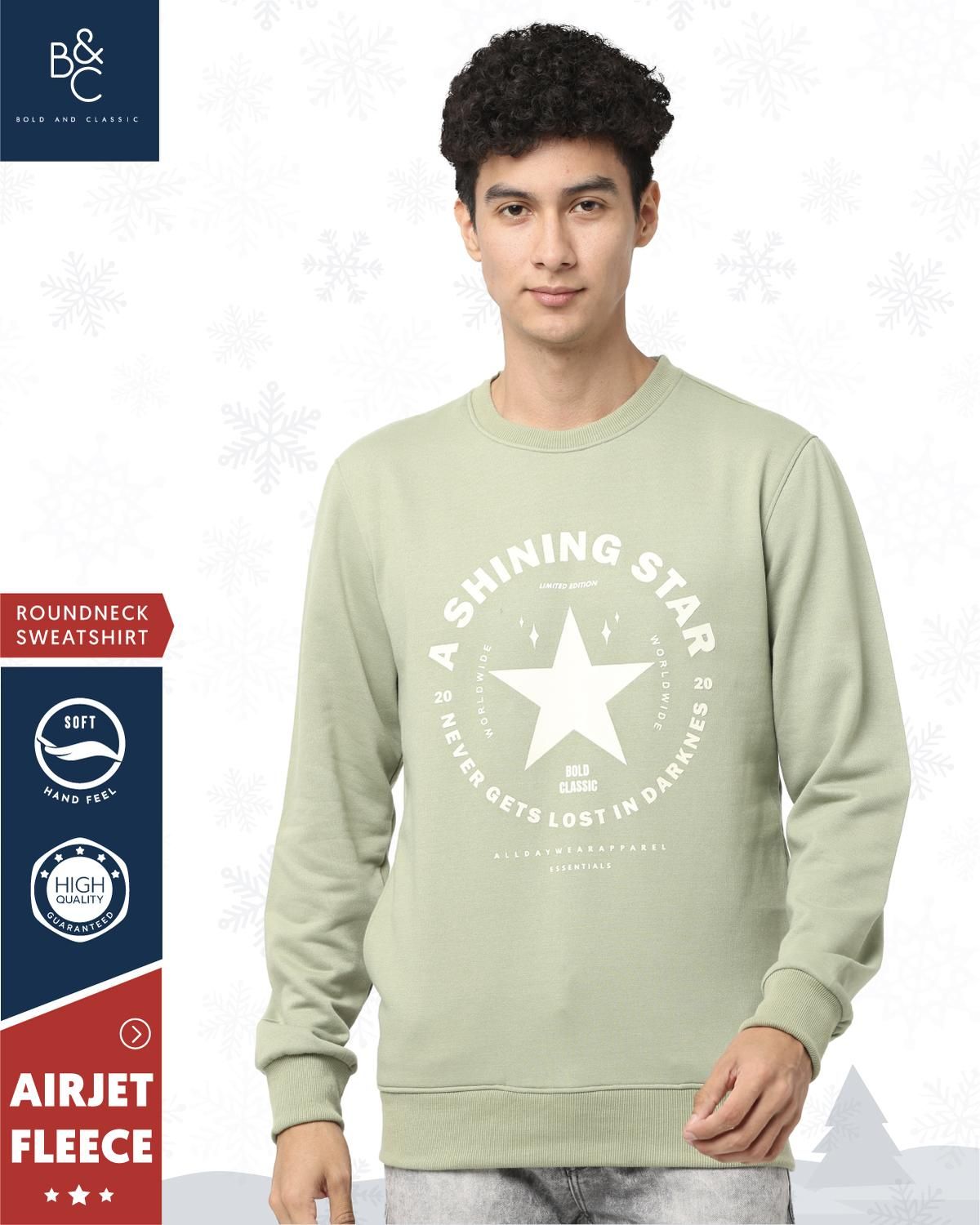 B & C SWEATSHIRT MENS