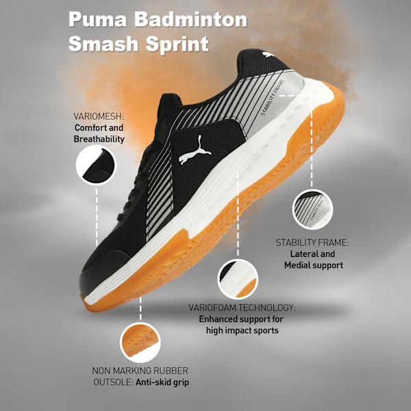 PUMA SMASH SPRINT INDOOR SHOES - (10812701)