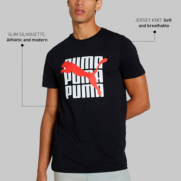 PUMA GRAPHIC PRINT TSHIRT - (68709501)