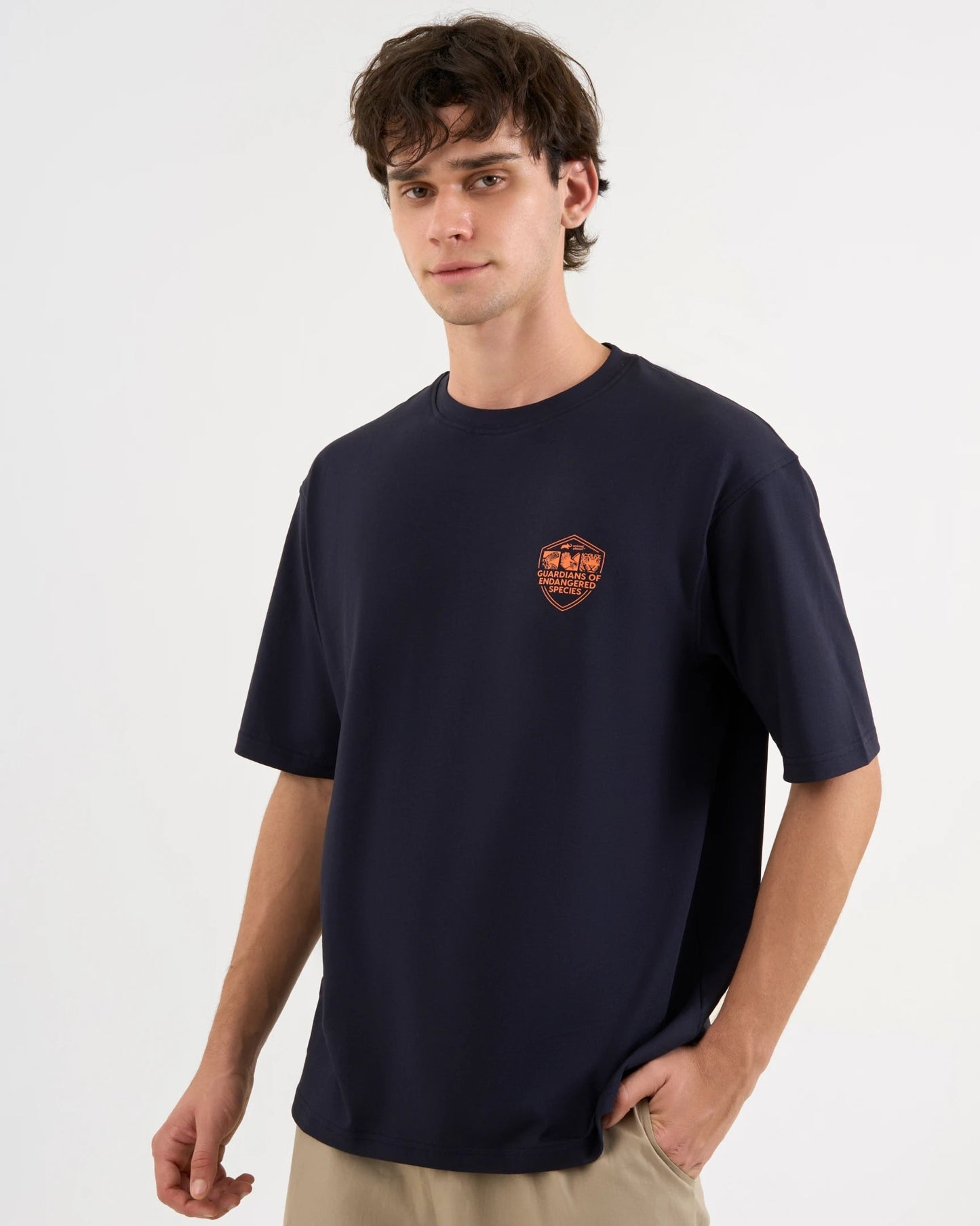 DISCOVERY Men's Harpy Eagle Graphic Tee - Night Lagoon (DIS25M1TS02-054)