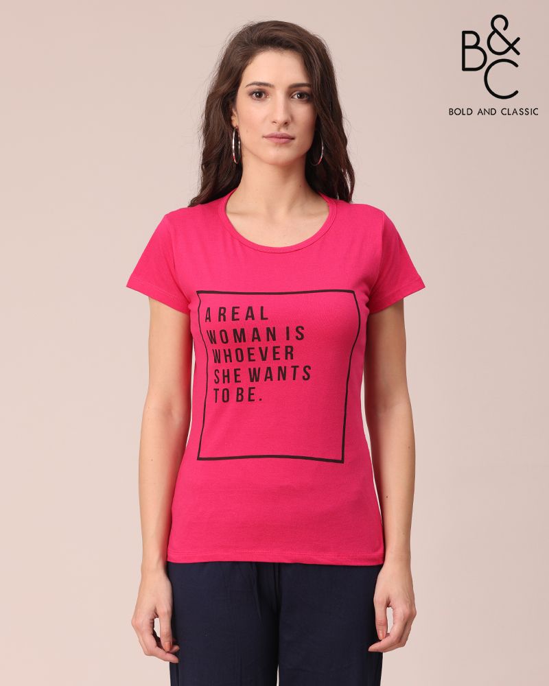 B & C PRINTED SET FOR WOMENS