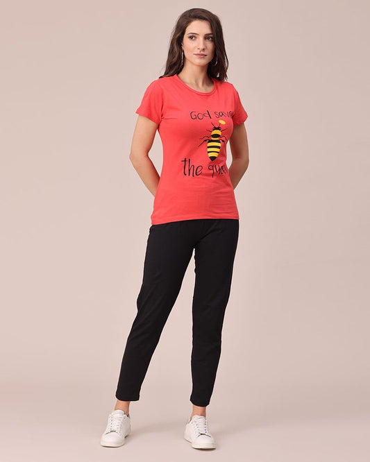 B & C PRINTED SET FOR WOMENS