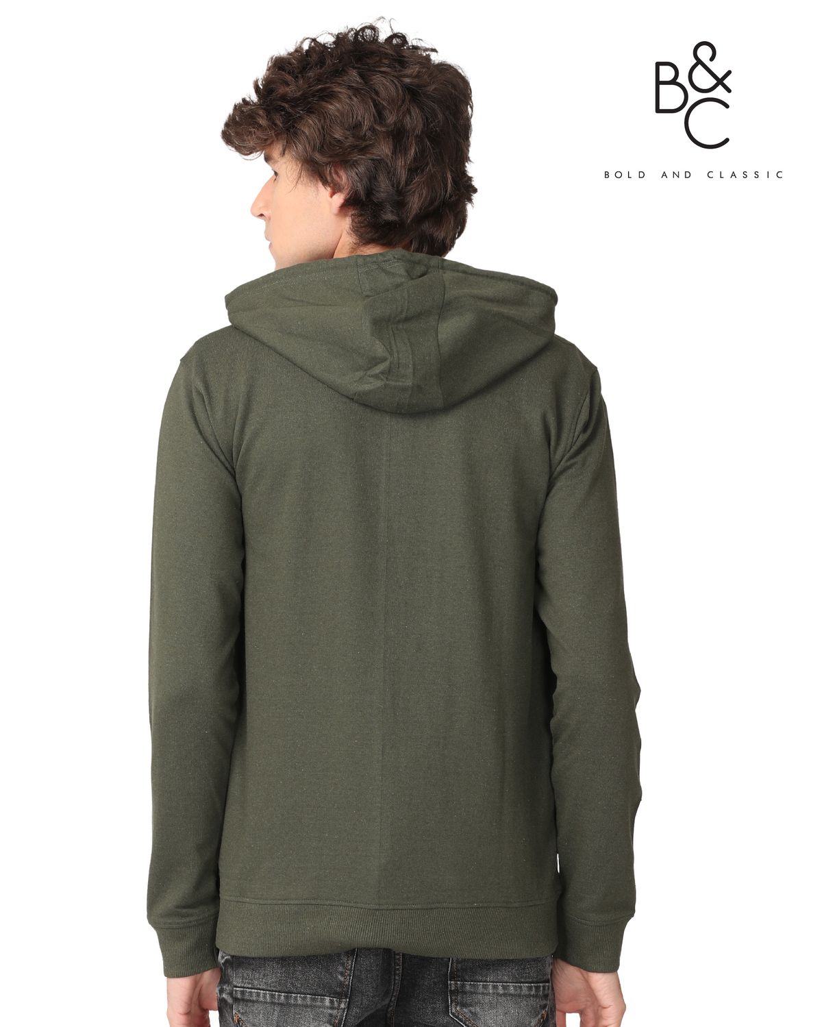 B & C HOODED JACKET
