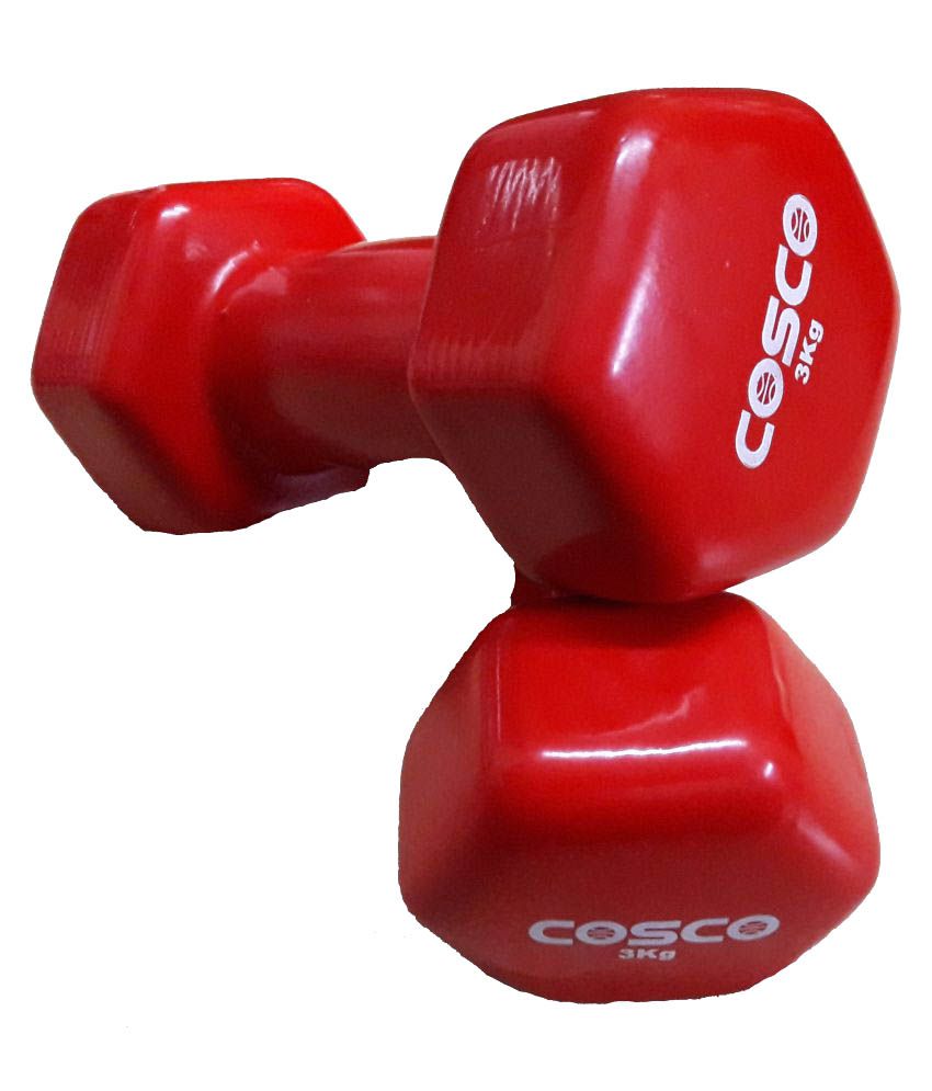 COSCO VINLY DUMBELL 3 KG