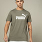 PUMA  LOGO PRINT CREW  NECK  TSHIRT   -  (67778571)