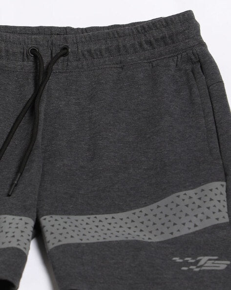 TEAMSPIRT 3/4TH  SHORTS - CHARCOAL - L.GREY