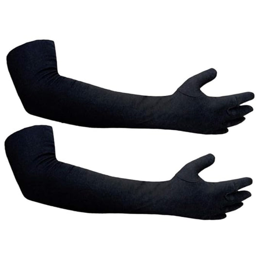 FASHION 4 WORLD FULL HAND  GLOVES - BLACK