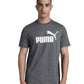 PUMA  ESS  NO 1  LOGO HEATHER  TSHIRT  - (68255001)