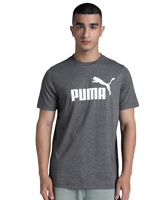 PUMA  ESS  NO 1  LOGO HEATHER  TSHIRT  - (68255001)