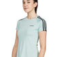ADIDAS STRIPED ROUND NECK TSHIRT (GC8509)