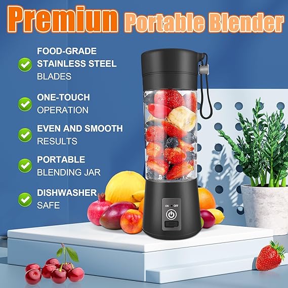 JUICER  BLENDER  PORTABLE & RECHARGEABLE