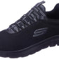 SKECHERS  SUMMITS  SHOES - (52811ID/BBK)
