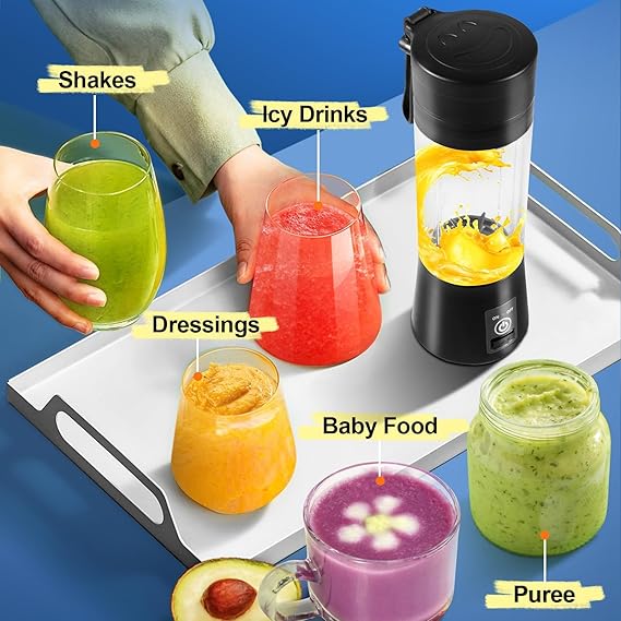 JUICER  BLENDER  PORTABLE & RECHARGEABLE