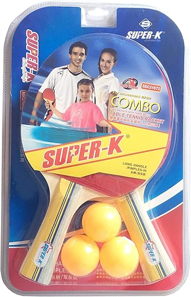 SUPER - K  DOUBLE  TENNIS  RACKET