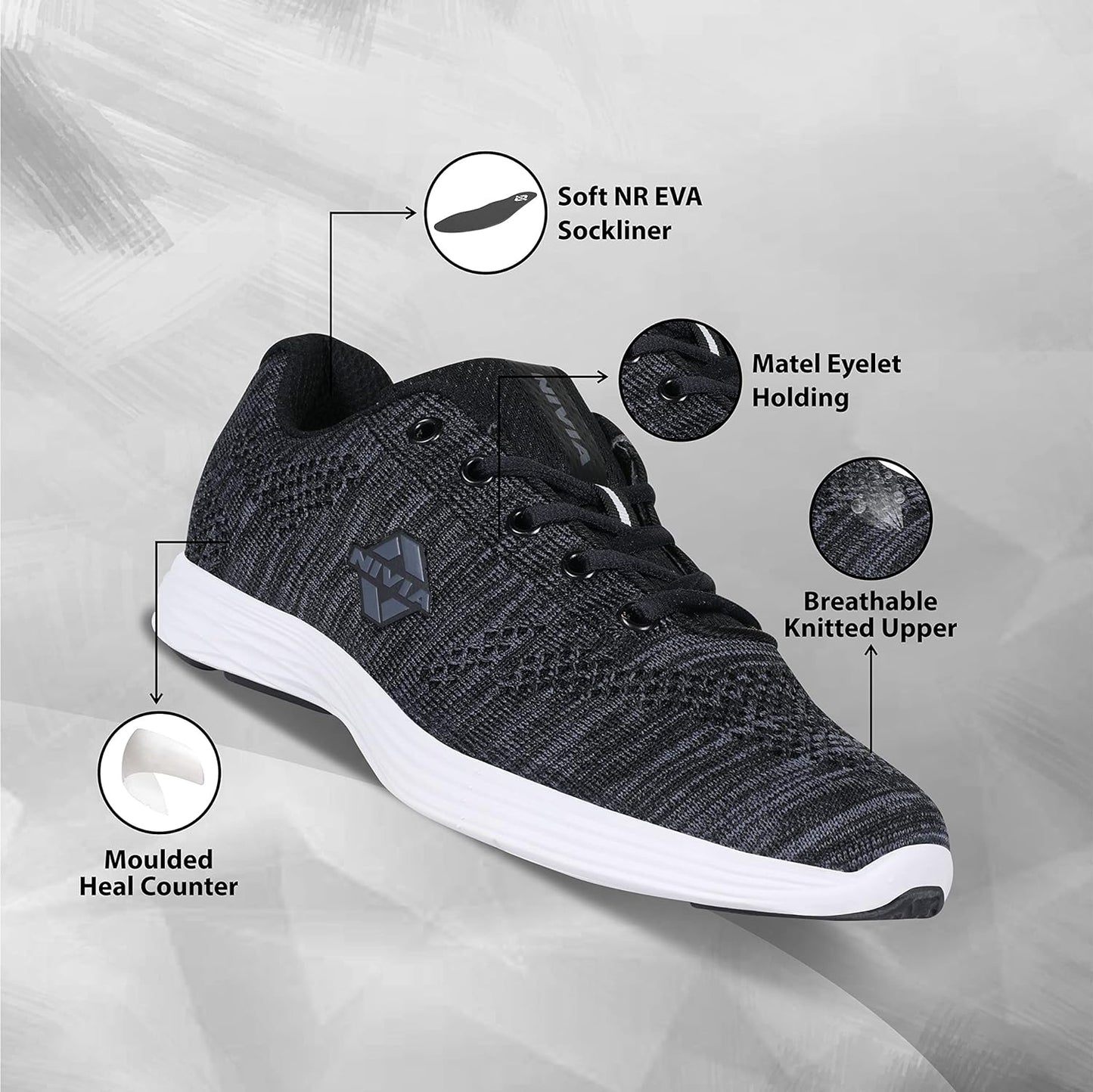 NIVIA  ARCH  RUNNING  SHOES