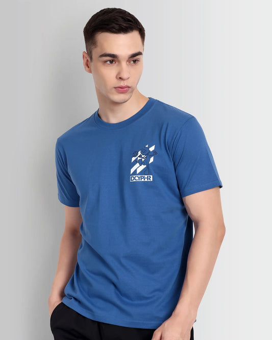 DISCOVER Borngreat 76 Graphic Tee - Cloisonne Blue - (DCYSTRAW24TS003-016)