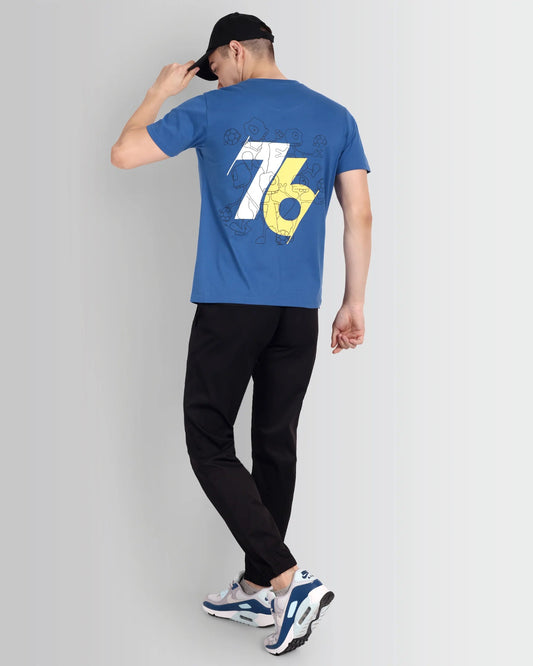 DISCOVER Borngreat 76 Graphic Tee - Cloisonne Blue - (DCYSTRAW24TS003-016)