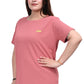 SHIMU  SOLID  PLAIN  TSHIRT  WOMENS