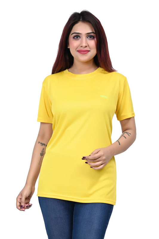 SHIMU  SOLID  PLAIN  TSHIRT  WOMENS