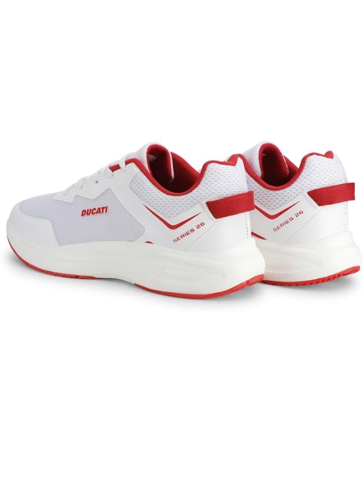 DUCATI  SERIES  26  (WHITE-RED) SHOES