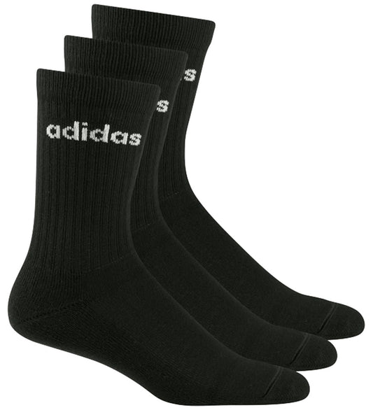 ADIDAS HALF CUSHIONED CREW SOCKS 3 PAIRS