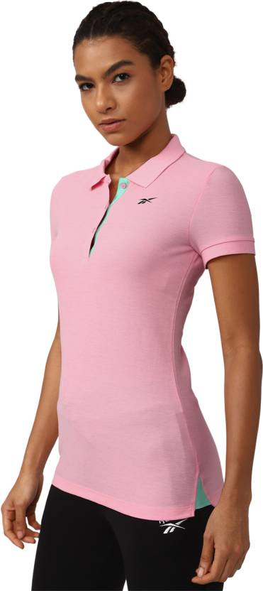 REEBOK  SOLID  POLO TSHIRT WOMEN (HE5957)