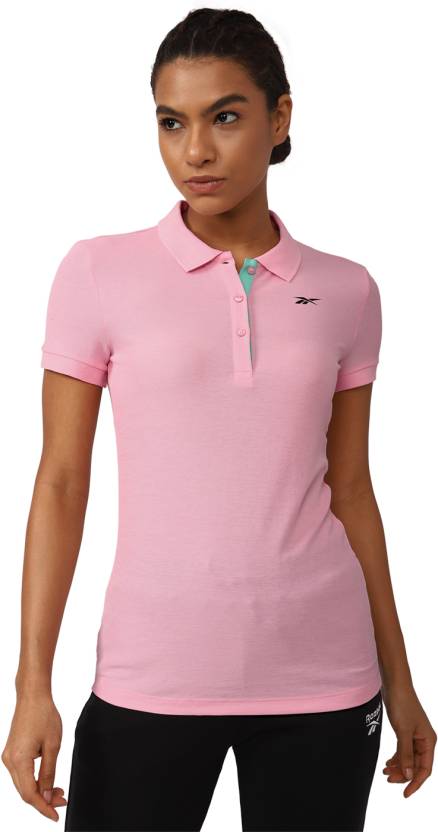 REEBOK  SOLID  POLO TSHIRT WOMEN (HE5957)