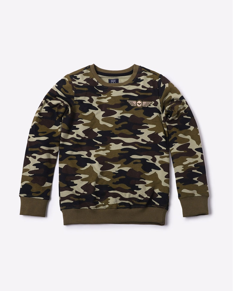 TEAMSPIRT  CAMOUFLAGE  SWEATSHIRT