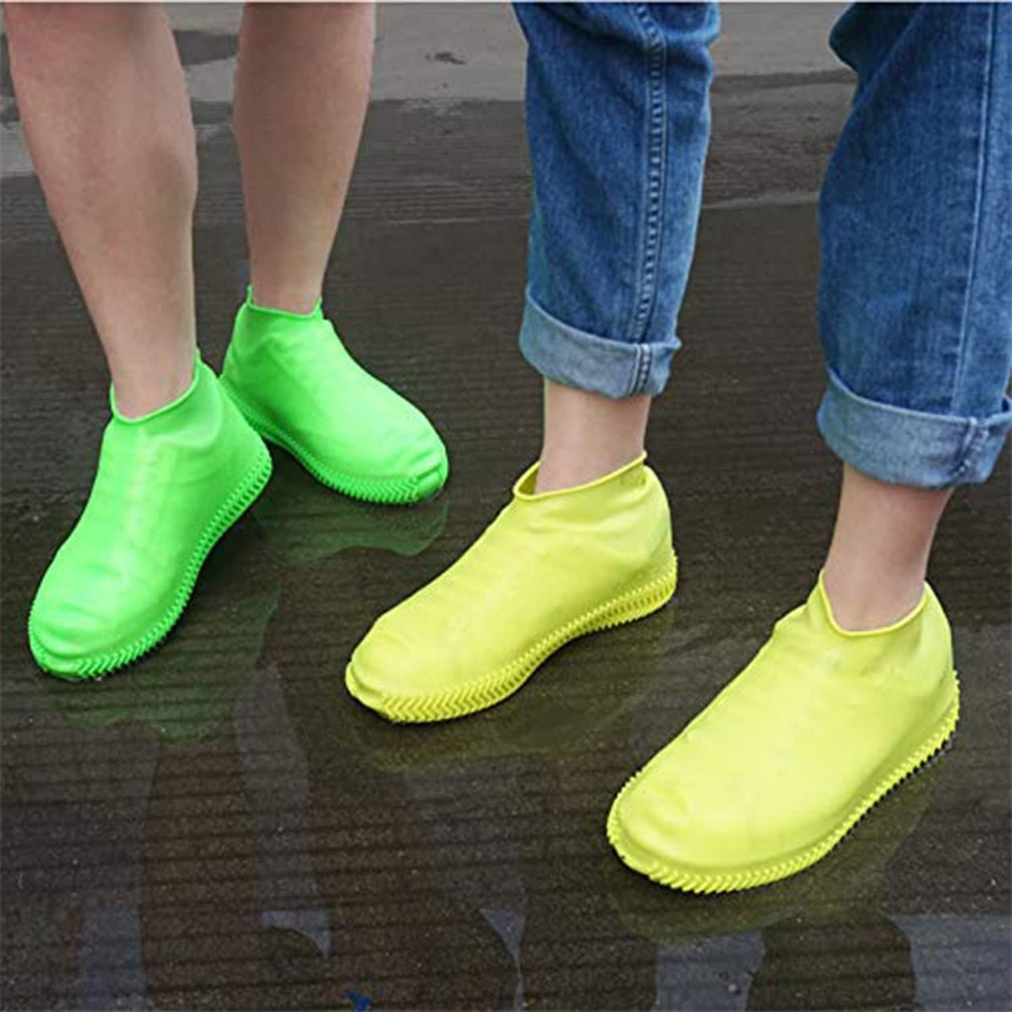 Shoe Cover-Silicone Reusable Anti skid Waterproof Boot Cover Shoe Protector