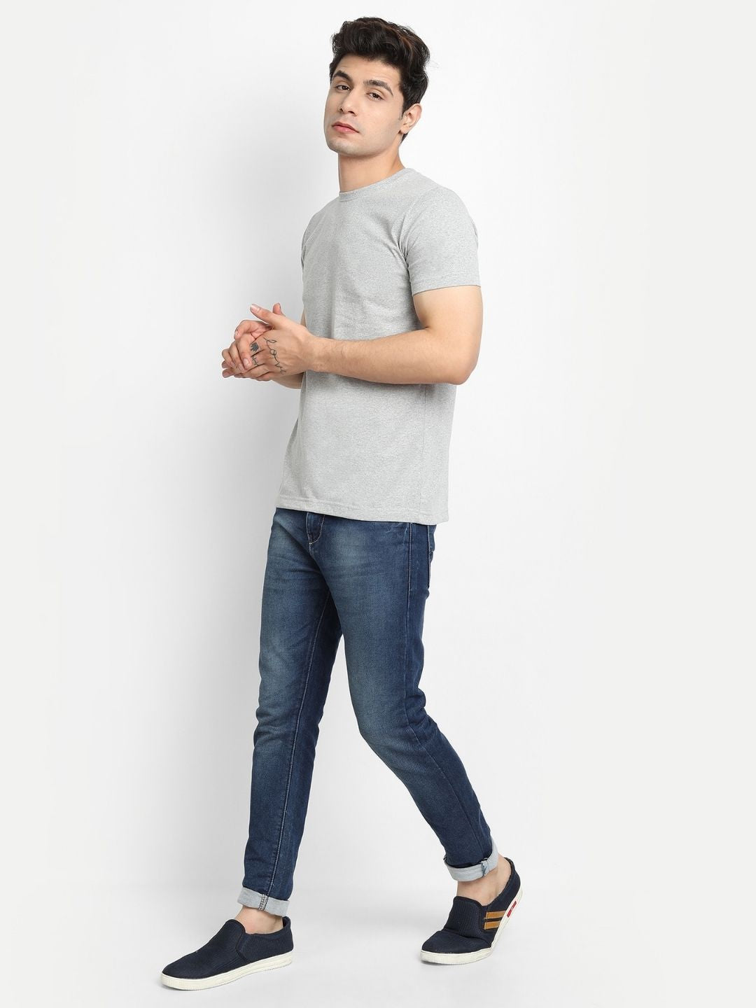TOM HIDDLE TSHIRT -GREY
