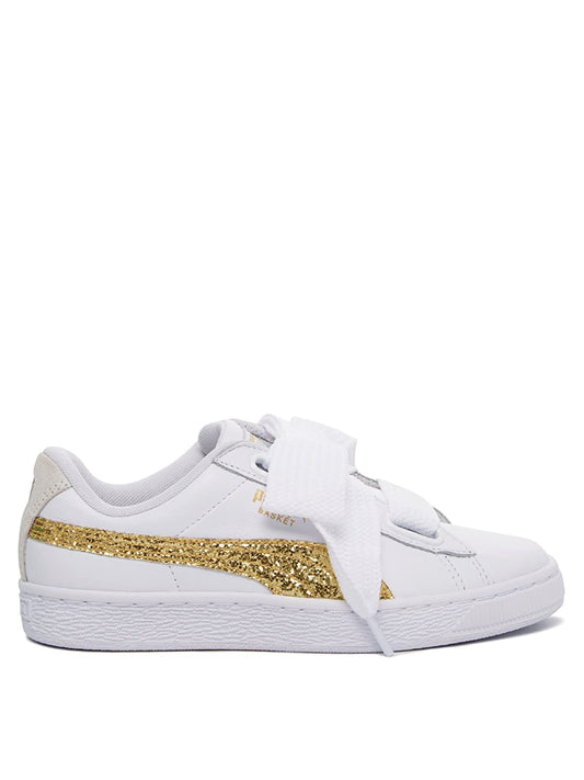 PUMA  BASKET  HEART  GLITTER  SHOES (36407801)