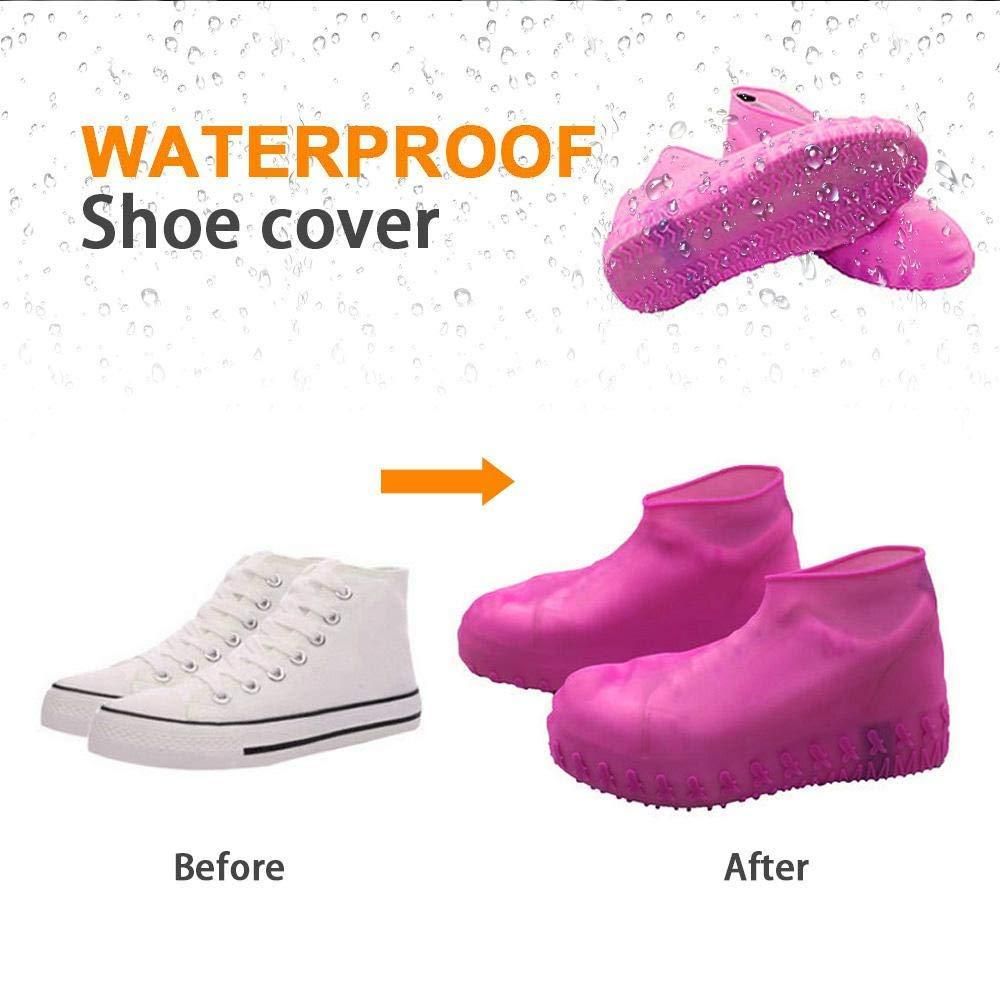 Shoe Cover-Silicone Reusable Anti skid Waterproof Boot Cover Shoe Protector