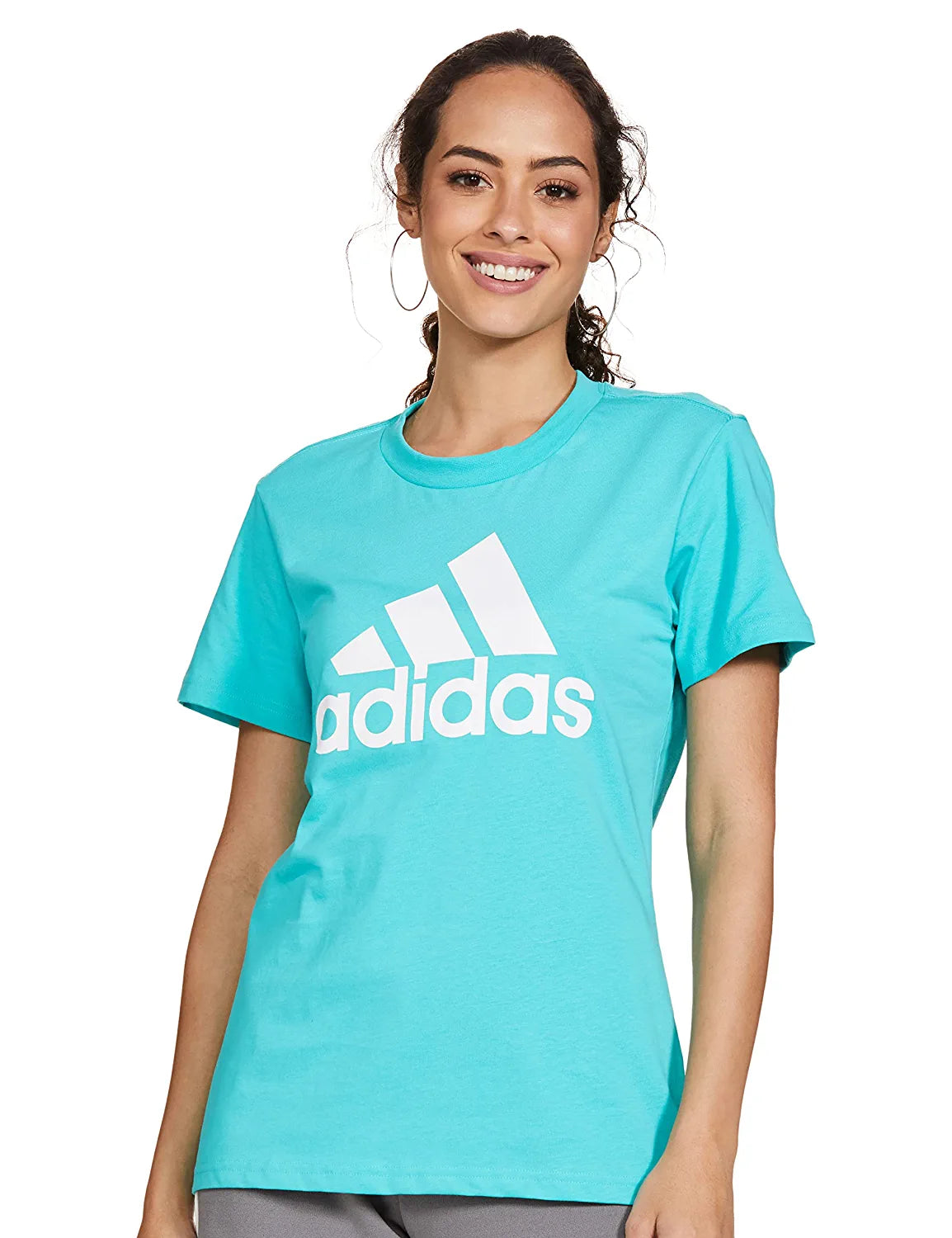 ADIDAS LOGO PRINT TSHIRT WOMENS