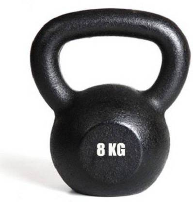 CAST  IRON KETTLE  BELL  8  KG