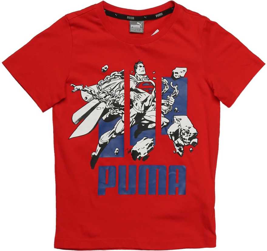 PUMA BOYS PRINTED TSHIRT  (59072218)