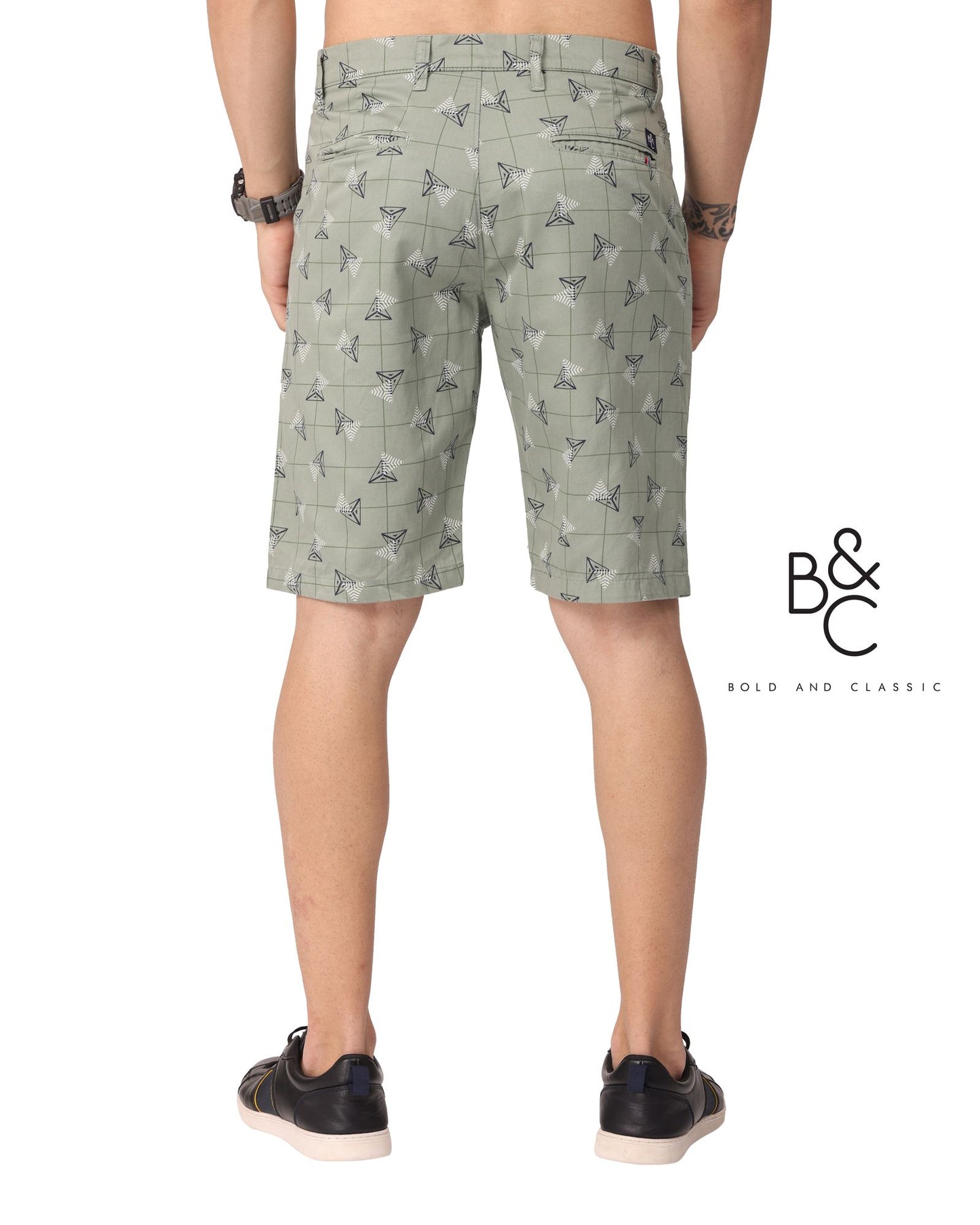 B & C  COTTON  SHORTS