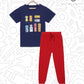 B&C  GRAPHIC  PRINT  SET KIDS (NAV73)