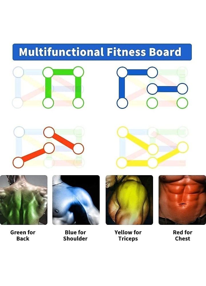 Basics 21 Multipurpose Foldable Push-Up Bar Metal Push Up Bar ( Multi )