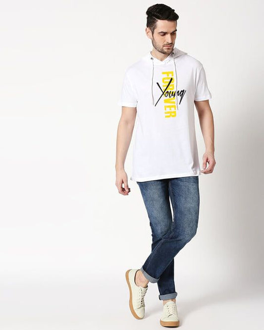 BEWAKOOF  HOODIED  TSHIRT