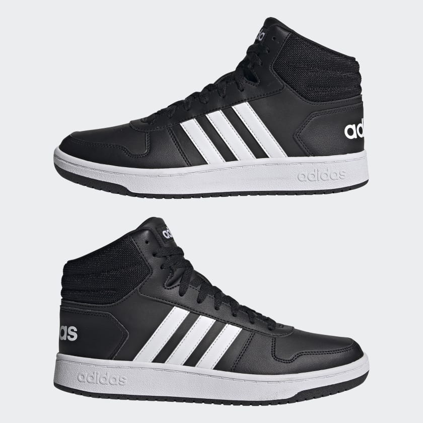 ADIDAS  HOOPS  2.0  LEATHER SHOES  (FY8618)