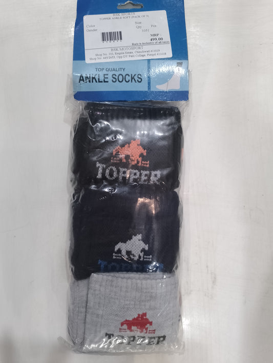 TOPPER  SOCKS SET OF 3